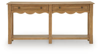 Whitmund - Console Sofa Table - Light Brown