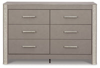 Surancha - Gray - Six Drawer Dresser