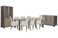 Anderson Park - Leg Dining Table Set With Klismos Chairs