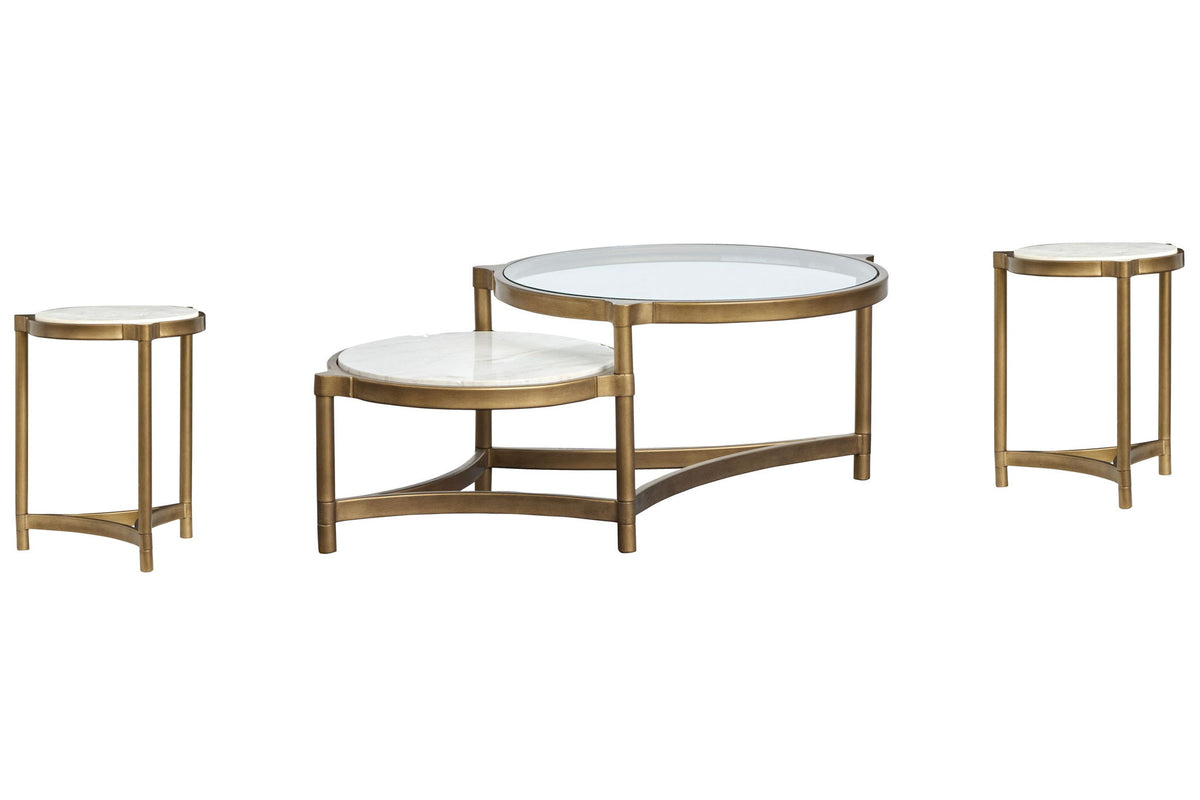 Cassidy - Shaped Cocktail Table Set