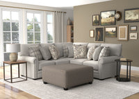 Livingston - Sectional With Comfort Coil Seating And Accent Pillows