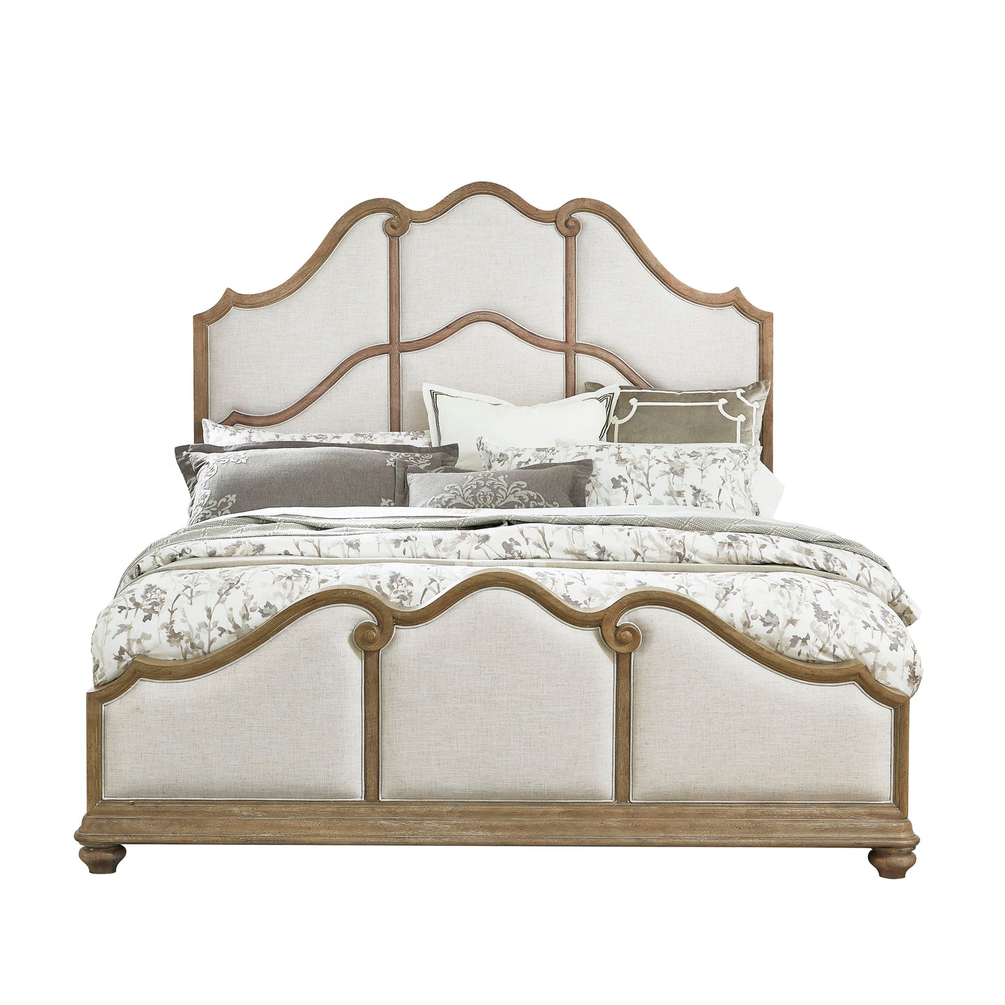 Weston Hills - California King Upholstered Bed - Natural