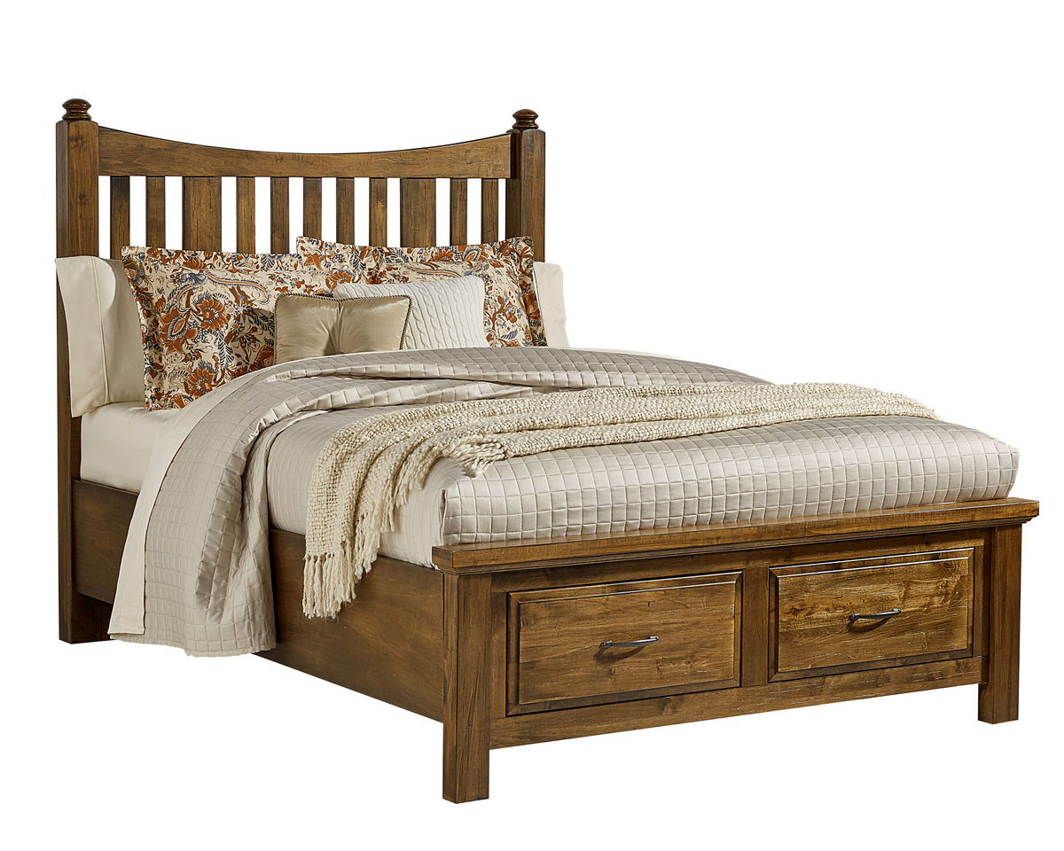 Maple Road - Slat Poster Storage Bed
