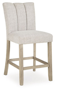 Larawyn - Upholstered Barstool (Set of 2) - Bisque
