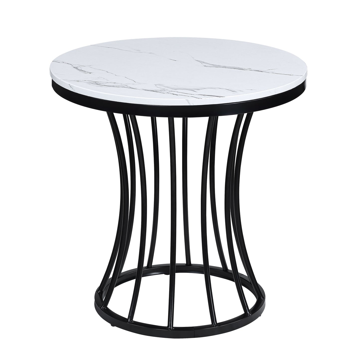 Hadley - 3-Piece Cocktail Table Set - White / Black