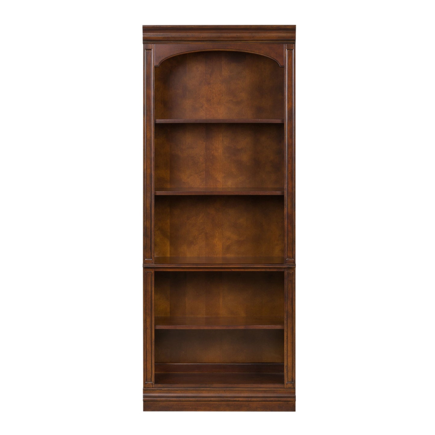 Brayton Manor - Jr Executive Open Bookcase - Dark Brown