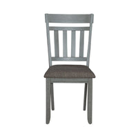 Newport - Splat Back Side Chair - Smokey Gray / Carbon Gray