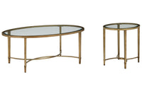 Copia - Oval Cocktail Table Set