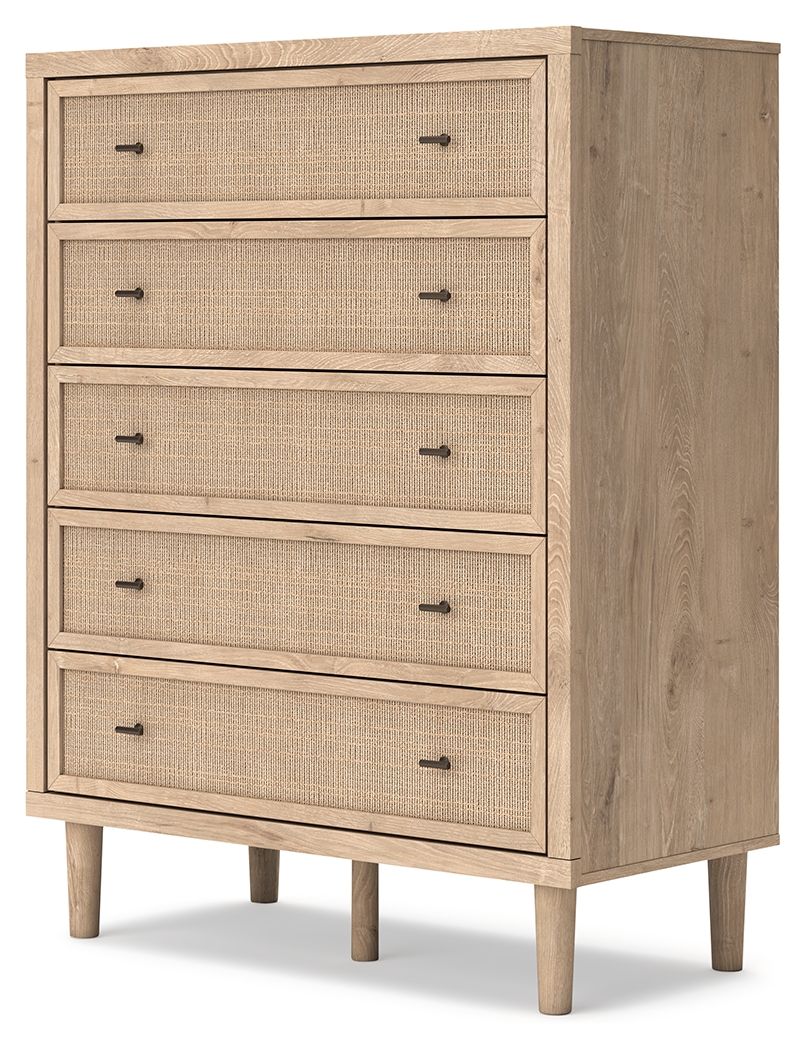 Cielden - Two-Tone - Five Drawer Wide Chest