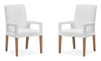 Lindon - Dining Arm Chair With Upholstered Seat & Back (Set of 2)