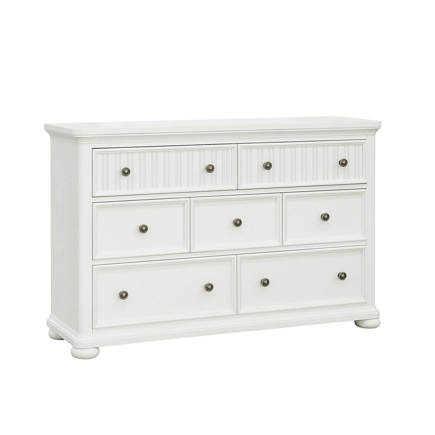 Savannah - 7-Drawer Dresser - White Finish