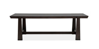 Tauren - Trestle Dining Table - Coffee Bean