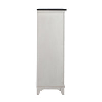 Allyson Park - 5 Drawer Chest - Wirebrushed White / Charcoal