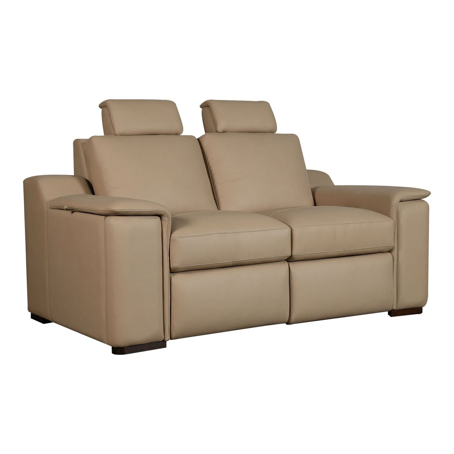 Armon - Sofa With Power Footrest & ZG - Brown