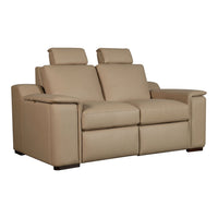 Armon - Sofa With Power Footrest & ZG - Brown