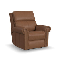 Bernard - Power Recliner With Power Headrest & Lumbar With Nailhed Trim