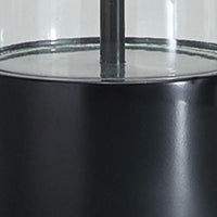 Kerrbrook - Clear / Black - Glass Table Lamp
