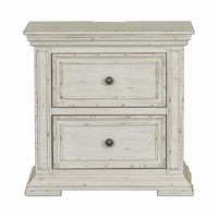Big Valley - 2 Drawer Night Stand w/ Charging Station