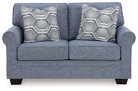 Carissa Manor - Denim - Loveseat