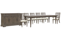 Madison Ridge - Extendable Leg Dining Table Set