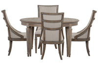 Lancaster - Extendable Round Dining Table Set