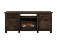 Dutton - TV Stand For Electric Fireplace - Rookwood Brown