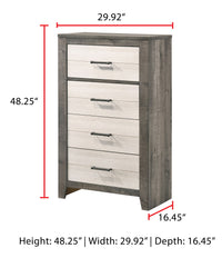 Rhett - Chest - Chalk / Gray