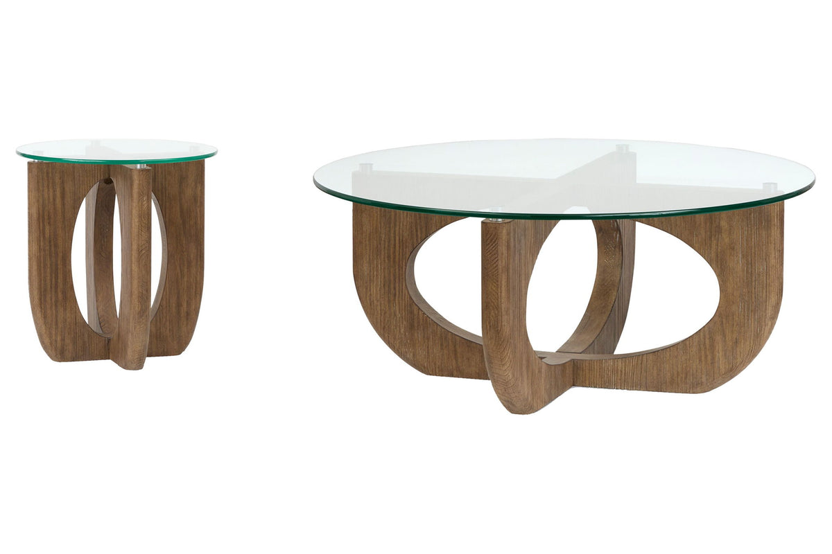Lainey - Round Cocktail Table Set
