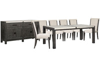Plum Creek - 8 Piece Rectangular Dining Table Set