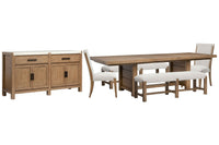 Plum Creek - Trestle Dining Table Set
