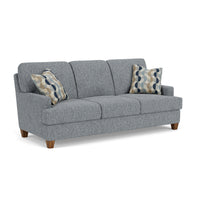 Moxy - Fabric Sofa, T-Shaped Seat Cushion, Straight Track Arms
