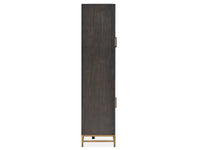 Lindon - Two Tone Dining Cabinet - Dark Brown