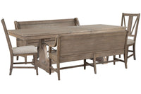 Paxton Place - Extendable Trestle Dining Table Set