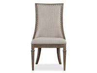 Lancaster - Dining Arm Chair With Upholstered Seat & Back (Set of 2) - Dovetail Gray