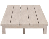 Blakley - Outdoor Aluminum Coffee Table - White