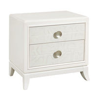 Melrose - 2-Drawer Nightstand in a White Finish - White