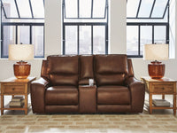 DeepWakes - Power Reclining Loveseat / Console / Adjustable Headrest