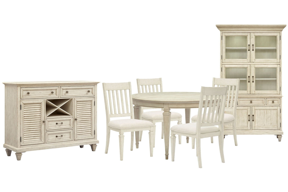 Newport - Extendable Round Dining Table Set