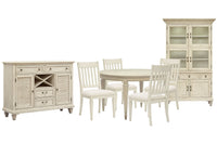 Newport - Extendable Round Dining Table Set