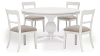 Greddinton - Round Dining Table Set