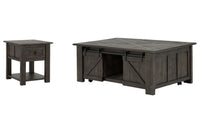 Garrett - Rectangular Lift Top Cocktail Table Set