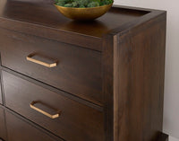 Mercer Street - Chest 5 Drawer - Dark Roast