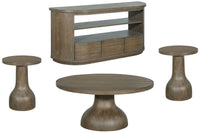 Bosley - Round Cocktail Table Set