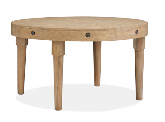 Lynnfield - Round Dining Table - Weathered Fawn