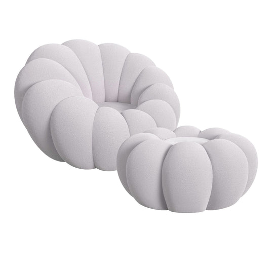 Bubble - Swivel Chair And Ottoman