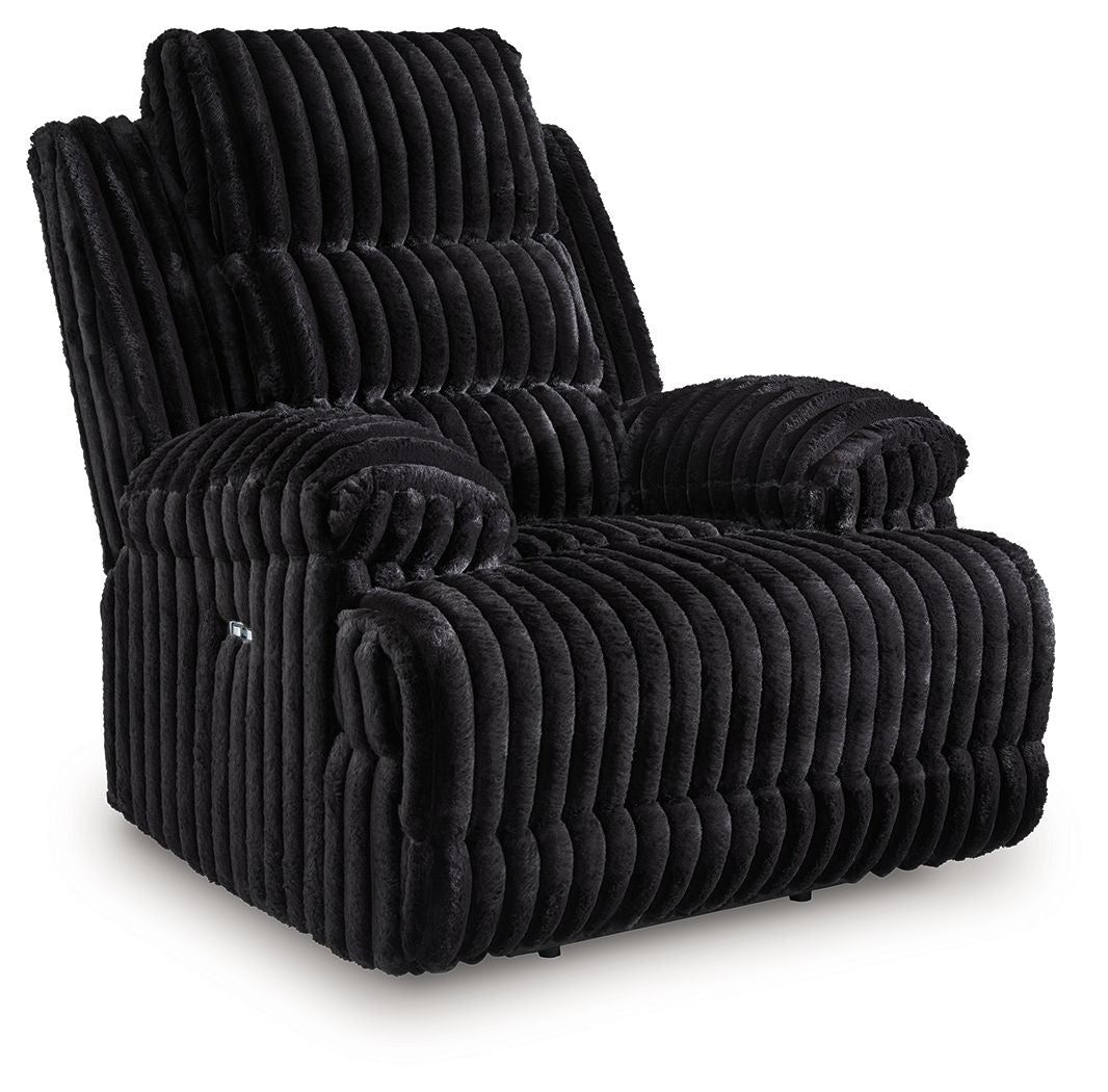 Rhine Falls - Zero Wall Power Recliner - Onyx