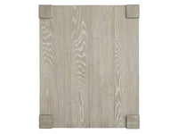 Burgess - Rectangular End Table - Calico Grey