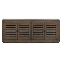 Aspen Sky - 78" TV Console - Weathered Saddle Brown