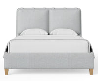 Pure Maple - Upholstered Bed - Natural Maple Legs
