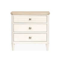 Echo Isles - Drawer Nightstand - Sea Pearl And Driftwood